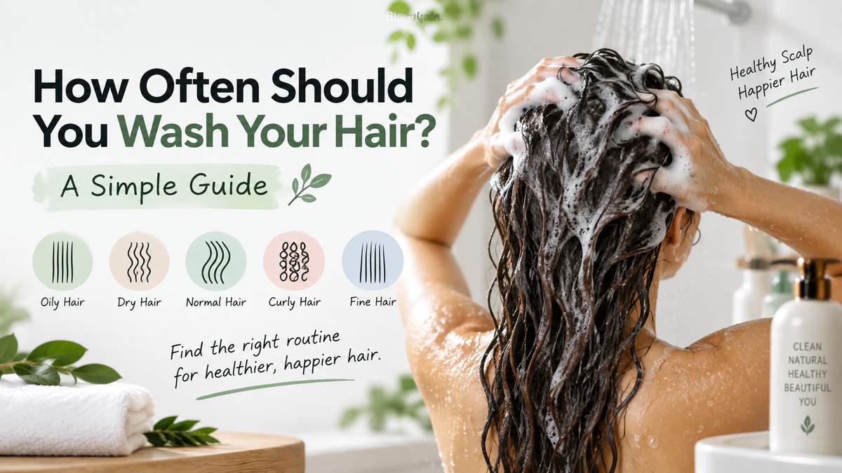 How often should you wash your hair guide for different hair types
