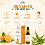 Brightening Face Serum | Hydrating Facial Serum | Gyanveda
