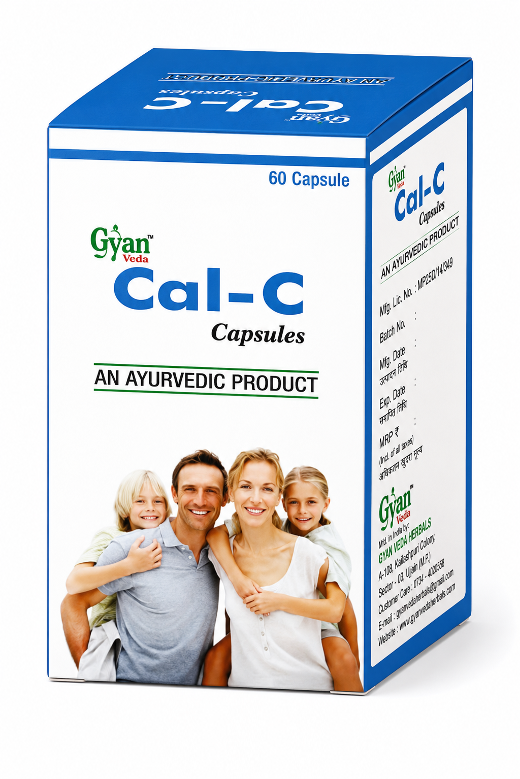 Cal-C Capsules – Natural Calcium & Bone Strength Supplement