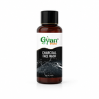 Activated Charcoal, Aloe Vera & Honey Cleanser Face Wash - Gyanveda