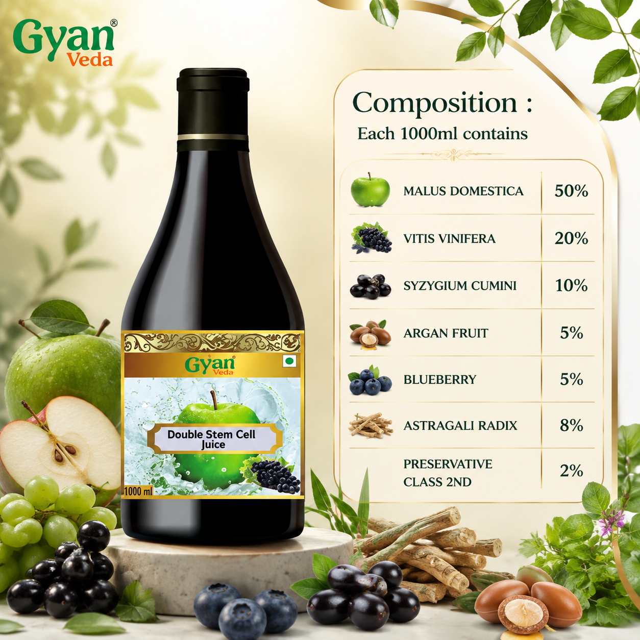 Double Stem Cell Juice - Gyanveda