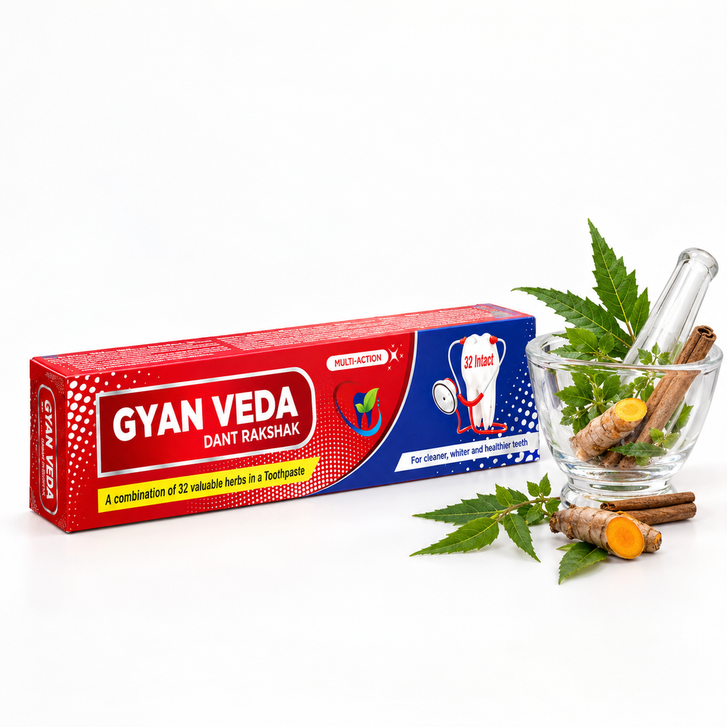 Dant Rakshak Ayurvedic Toothpaste (100g) - Complete Oral Care