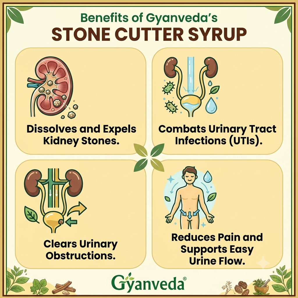 Stone Cutter Syrup - Ayurvedic Herbal Urinary Support