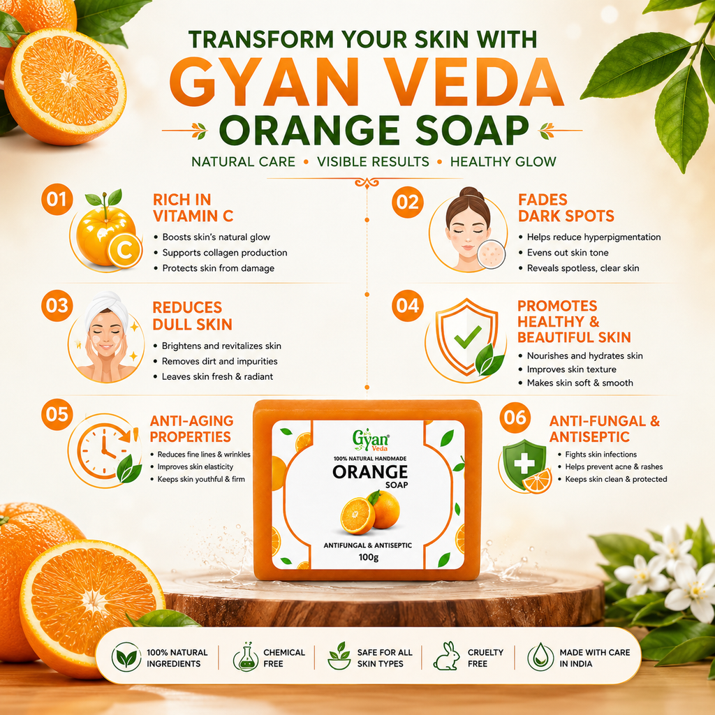 Gyanveda Orange Soap