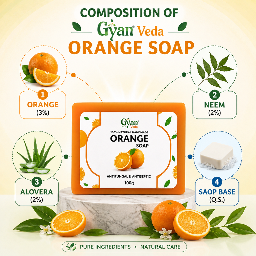 Gyanveda Orange Soap