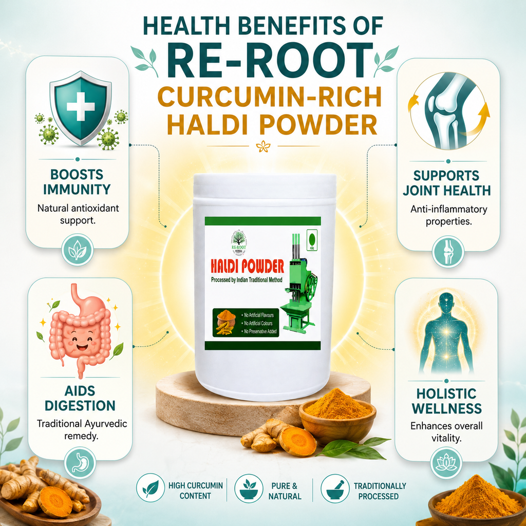 Pure Organic Turmeric (Haldi) Powder | Gyanveda Herbals