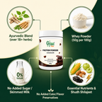 Herbal Protein Supplement Powder with Whey, Shatavari, Ashwagandha & Amla | Gyanveda
