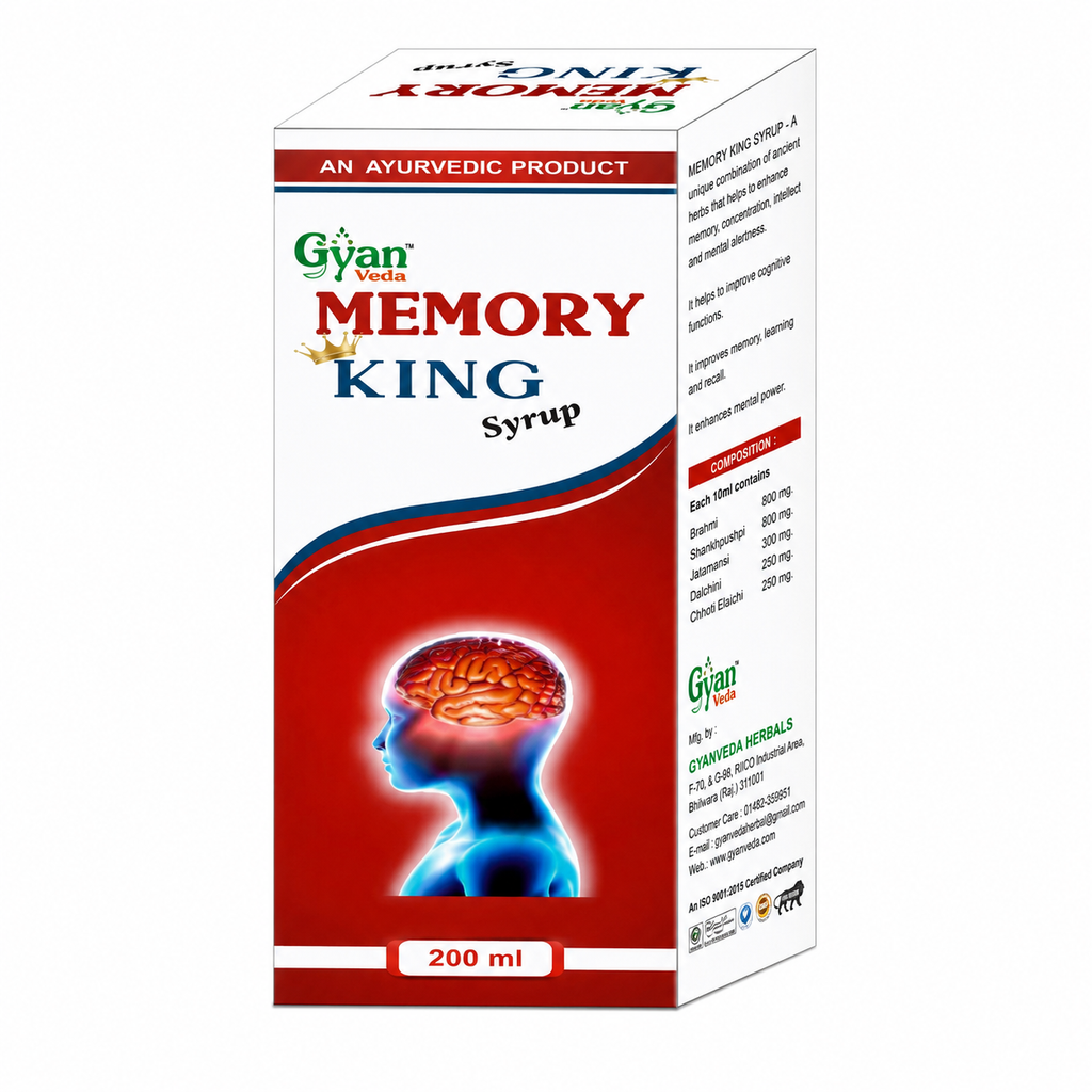 Ayurvedic Memory King Syrup for Brain & Memory Support
