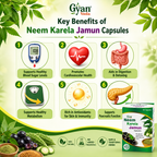 Neem Karela Jamun Capsules - Ayurvedic Blood Sugar Support