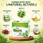 Neem Bath Soap 75g Ayurvedic Herbal Cleansing | Gyanveda