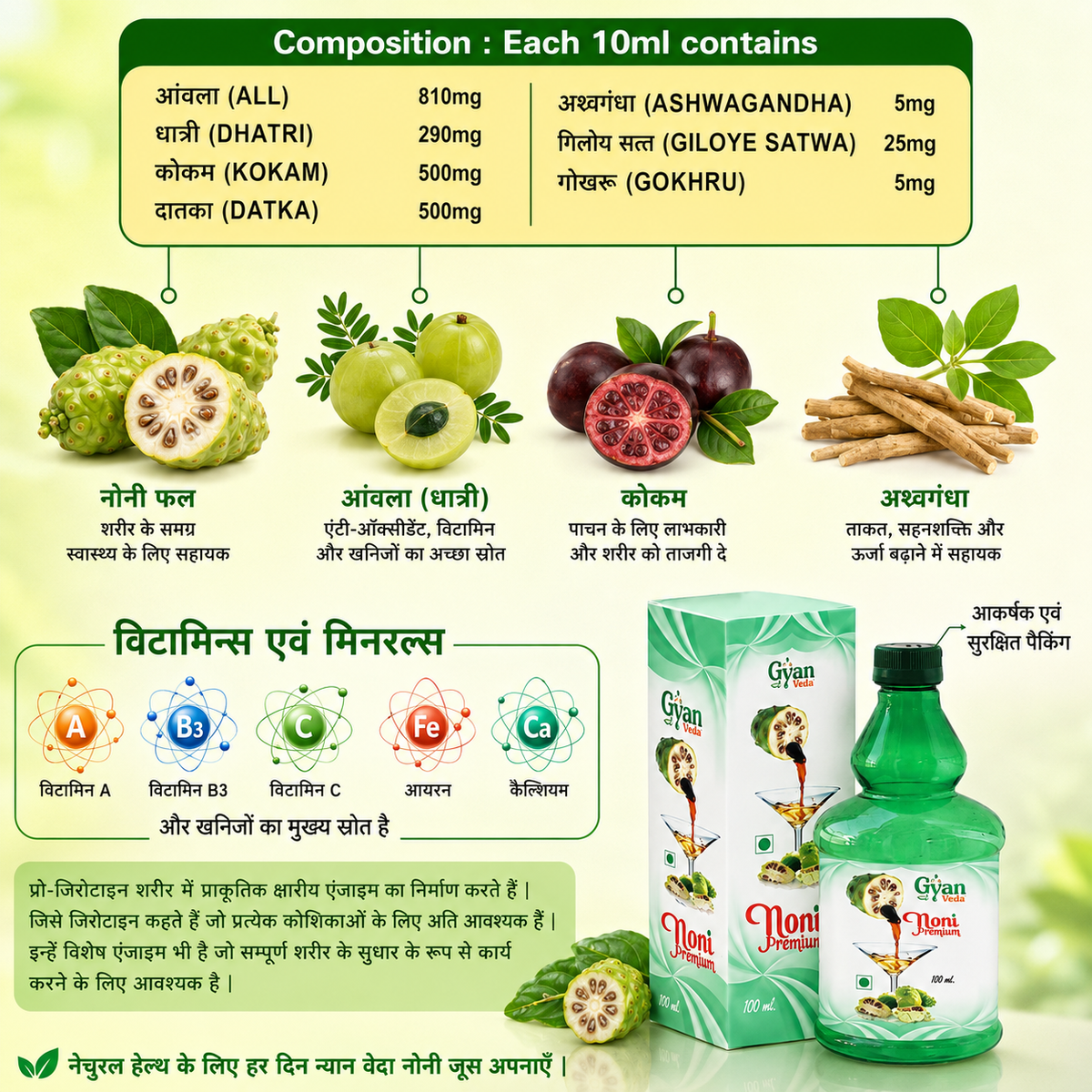 Noni Juice - Ayurvedic Herbal Wellness & Immunity Tonic