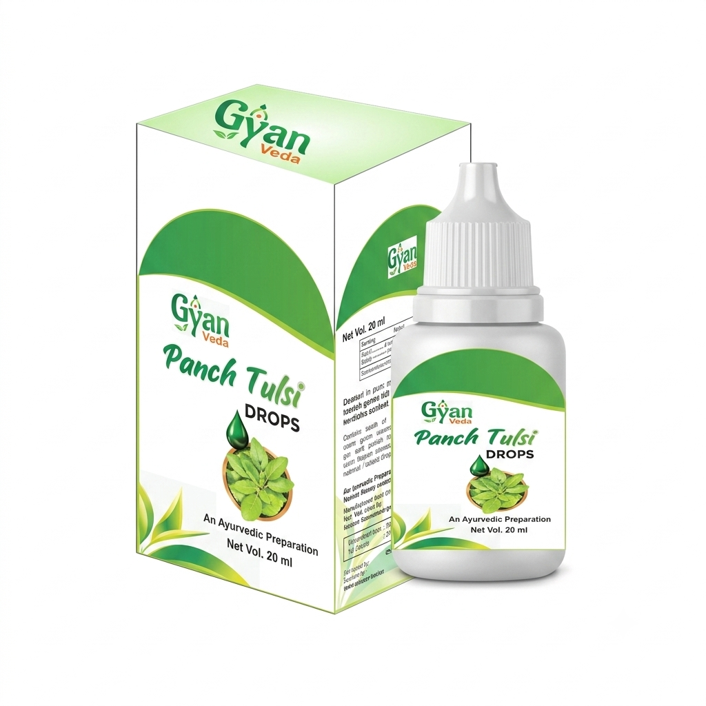 Panch Tulsi Drops (20ml) - Pure Ayurvedic Immunity Booster