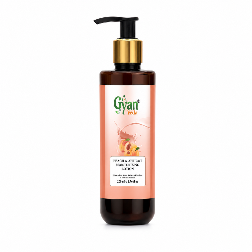 Peach & Apricot Moisturizing Body Lotion | Gyanveda