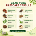 Piles Care Capsules - Ayurvedic Relief for Hemorrhoids & Fissures