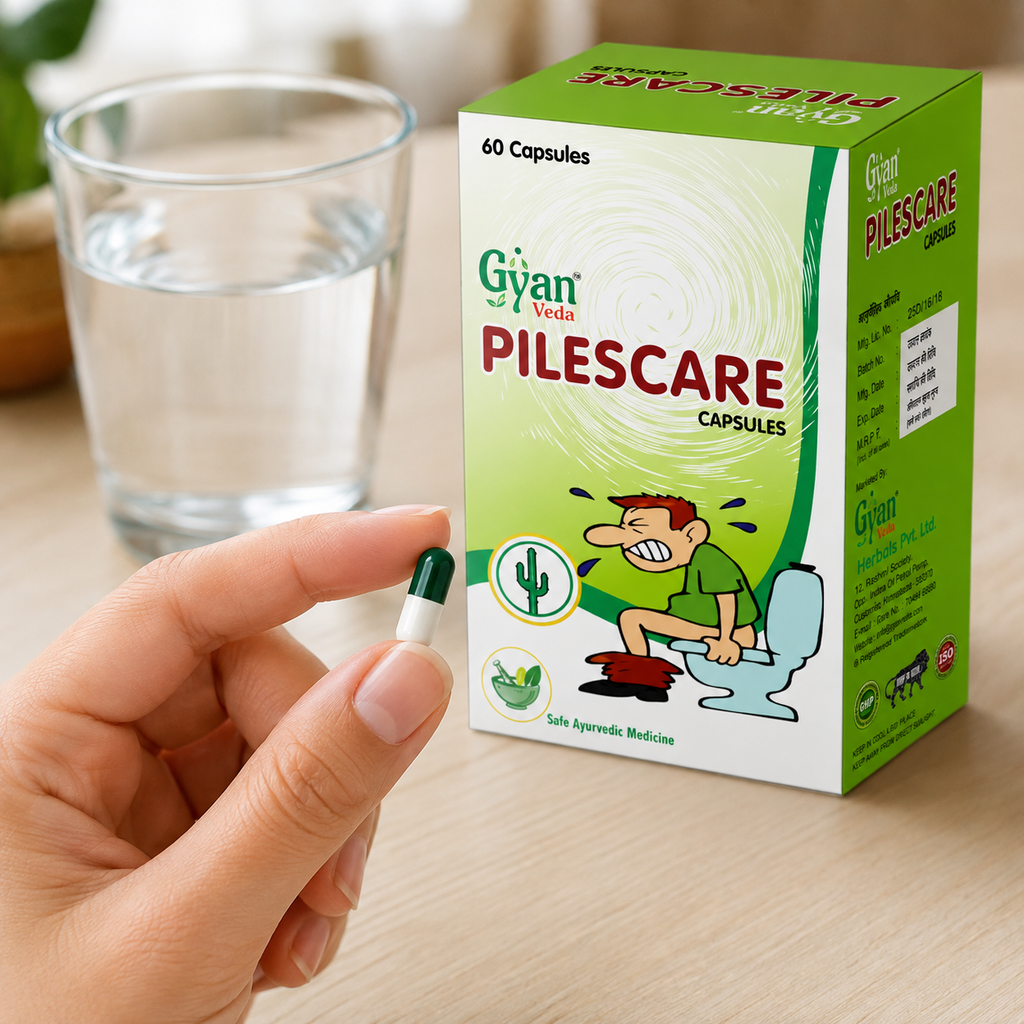 Piles Care Capsules - Ayurvedic Relief for Hemorrhoids & Fissures