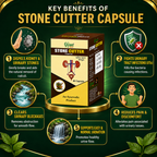 Stone Cutter Capsules | Kidney Stone Support | Gyanveda Herbals