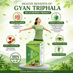 Ayurvedic Triphala Kadha health benefits graphic showing digestion support, immunity boosting, and cholesterol management